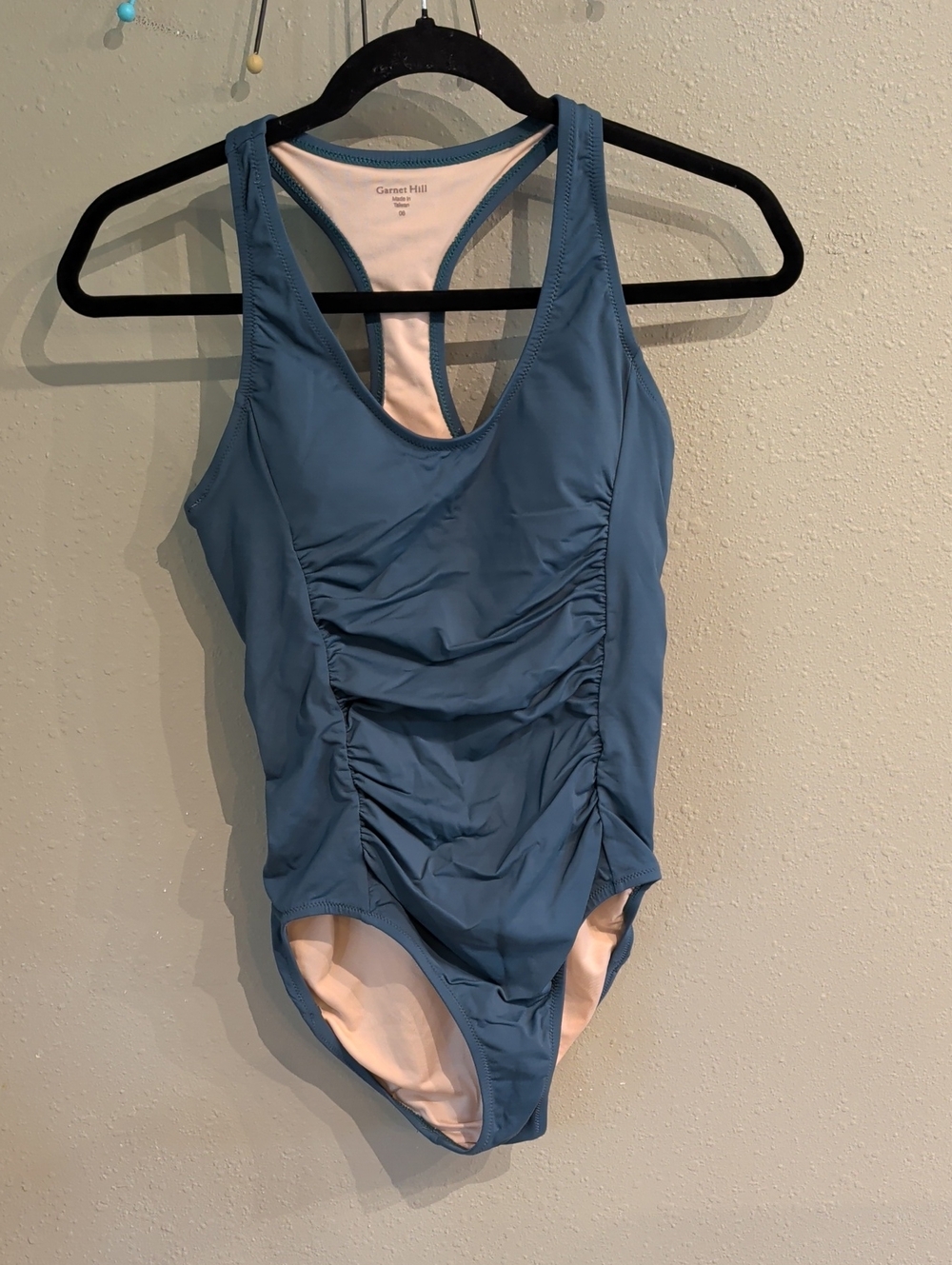 Garnet Hill One-piece Swimsuit Padded Women's Size 6 Tummy Tuck